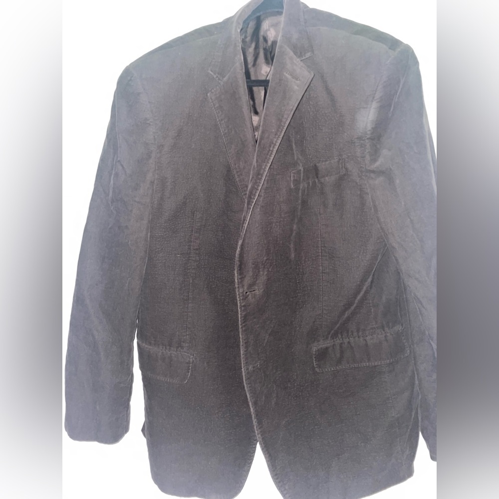 Men’s Merona brown corduroy suit jacket blazer 44R